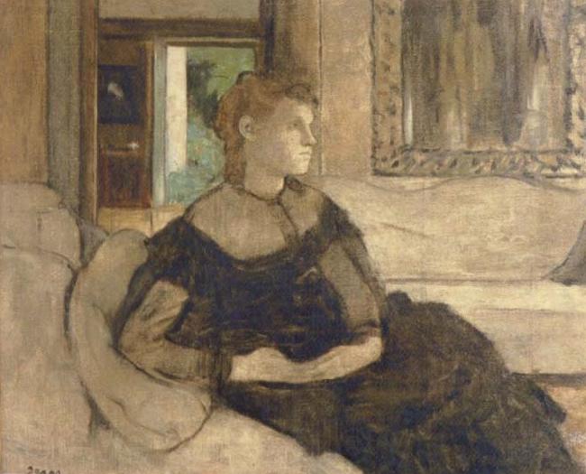 Edgar Degas Mme Theodre Gobillard France oil painting art